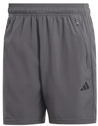 adidas Homme Train Essentials Woven Training Shorts, Grey Five/Black, L 9 inch