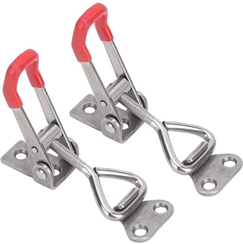 4 Stück Schnell-Knebelklemme, Edelstahl GH-4001-SS verstellbare Schnalle, Handwerkzeuge, Spannkraft: 150 kg