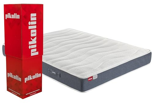 PIKOLIN Colchón Sostenible Muelles Galeón Compact | 105x190 | Colchón Enrollado de Muelles Ensacados y Viscoelástica | Firmeza Media y Gran Transpirabilidad | 24 cm | Protección Triple Barrera
