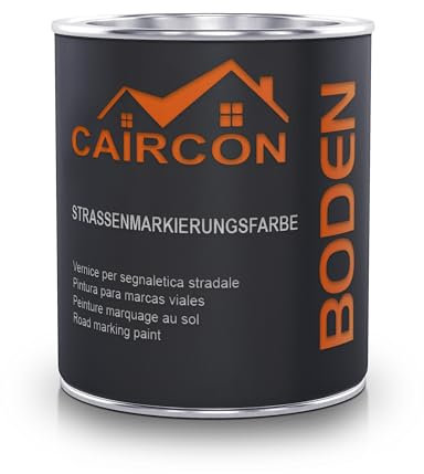 CAIRCON Markierungsfarbe Parkplatzfarbe Straßenmarkierungsfarbe GELB - 750ml