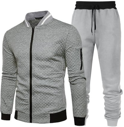 Kelandoom Survêtement Pour Homme,Pantalon De Travail Homme Peintre Tenue De Sport Respirant Plage Homme Hoodie Costume Chemise Homme Manche Longue Été Pantalon Homme Jogging
