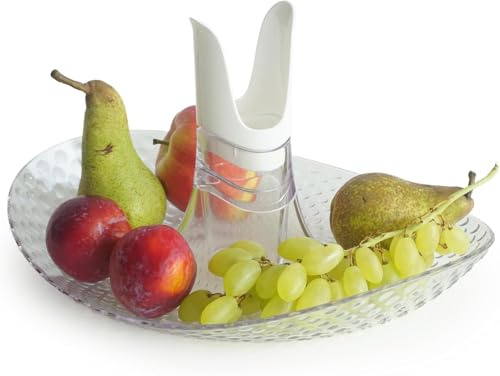 Perica, Frutero Decorativo Multifuncional en Policarbonato 100% Reciclable con Diseño Moderno | Bandeja Versátil para Sala, Cocina, Entrada y Oficina.