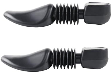 BESPORTBLE Shoe Stretcher da Donna Regolabile 2 Pezzi 32-37 Nero | Plastico, Anti-deformazione e Lavabile, Forma Stabile per Calzature Femminili Design Elastico