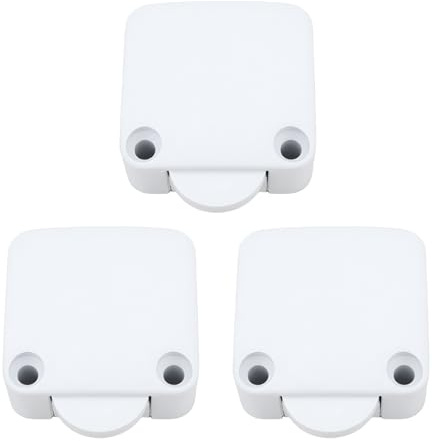 OTOTEC Interruttore Luce Per Armadio Guardaroba 3 Pezzi Modello 202A 2A 250V Interruttore Porta Con Ripristino Automatico Bianco