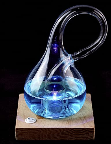 Colorida botella Klein – Modelo espacial 4D iluminado Arte decorativo único para entusiastas de la física y decoración del hogar