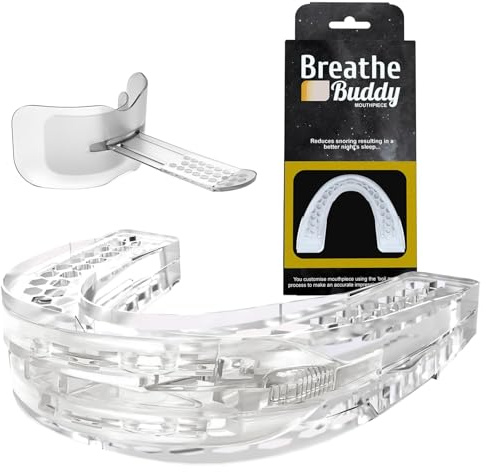 Férula Dental para Ronca, Férula Dental Bruxismo, Dispositivo Antirronquido, Protector Bucal Para Dormir, efectivas Ayudar a Dormir, Mejorar la calidad del sueño, Blanco