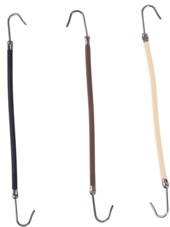 Beaupretty 18piezas Gancho Pelo y Banda Pelo de Silicona Flexibles Tipo Gancho para Mujeres y Niñas Uso Actividades al Aire