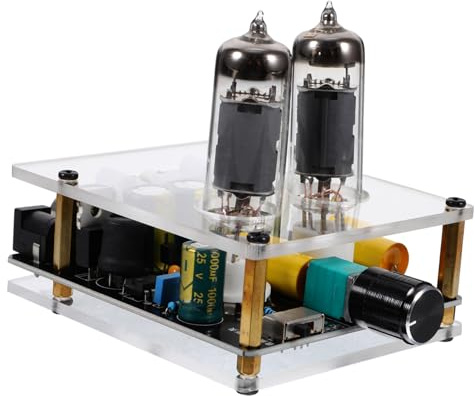 ANDRESLAD Preamplificatore Valvolare Hi-fi per Giradischi e Home Theater Scheda Amplificatore DIY con Valvole Compatibile con Sistemi Audio Vinile e Pre Phono Suono Pulito senza Facile