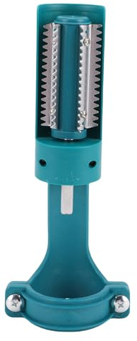 Srliya Perceuse électrique, Détartreur de Poisson, Dissolvant D'écailles de Poisson, Accessoire de Forage alimenté par une Perceuse électrique avec Dents en Acier Inoxydable pour la