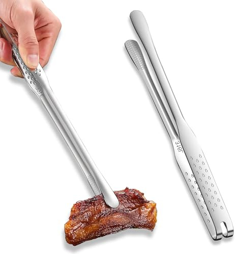 1 stycken Rostfritt stål tänger kök, bakverk tång, serveringstång, Kökstång, Matlagningstänger, pastatång, Grillstånger, Matkvalitet, lämplig för matlagning, grill,sallad,buffé,servering,tårta(27.8cm)