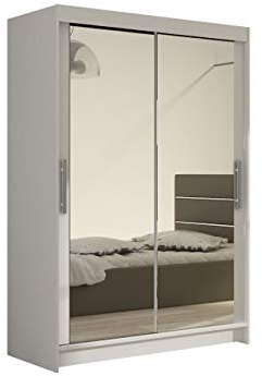 Armadio con Ante scorrevoli Miami VII, con Specchio, Moderno Armadio Scorrevole, Camera da Letto, Guardaroba, Camera da Letto