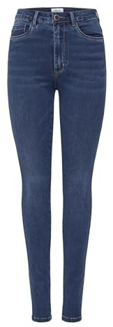 ONLY NOS Damen ONLROYAL HW SKINNY JEANS BB BJ13964 NOOS Skinny Jeans,, per pack Blau (Dark Blue Denim Dark Blue Denim), 42/L34 (Herstellergröße: XL)
