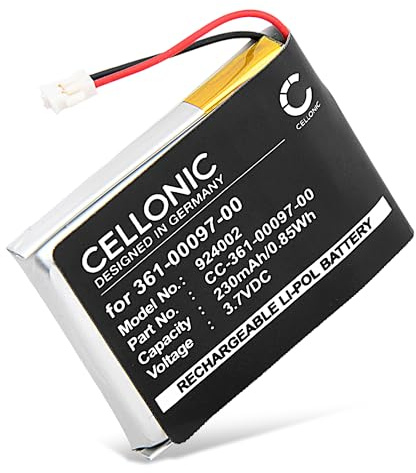 CELLONIC 1x Batteria per Smartwatch e braccialetto fitness Compatibile con Garmin Fenix 5, Forerunner 935, Approach S62, S60, 361-00097-00 – (230mAh, 3.7V)