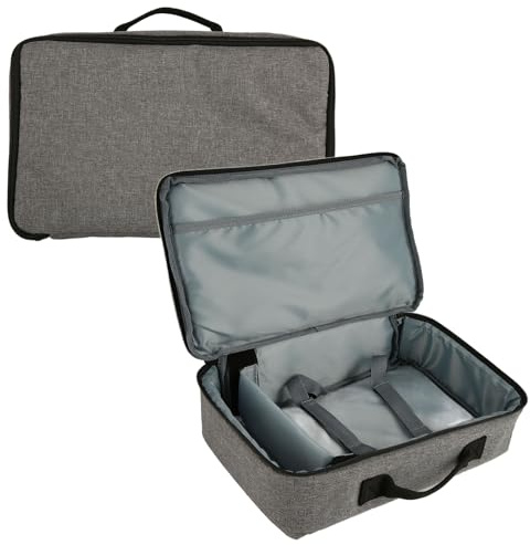 Estuche/Bolsa para Proyector, Bolsa de Viaje para Proyector, Estuche de Transporte, Bolso de Mano Portátil, Mini Bolsa de Transporte de Protección Completa