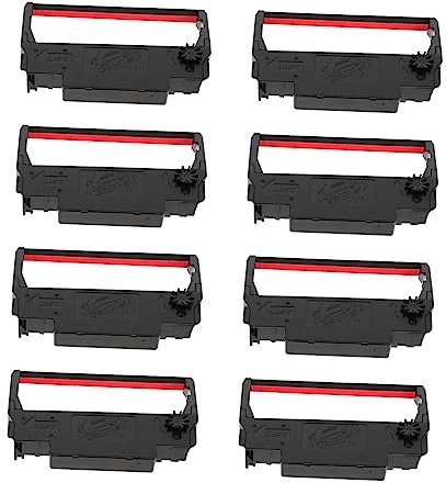 Ciieeo Abs Farbband 24 Stück Ersatzband aus Nylon und Tinte | Lichtbeständig und Wasserresistent, Kreatives Gehäusedesign, für Geschäftliche Nutzung und Zuhause