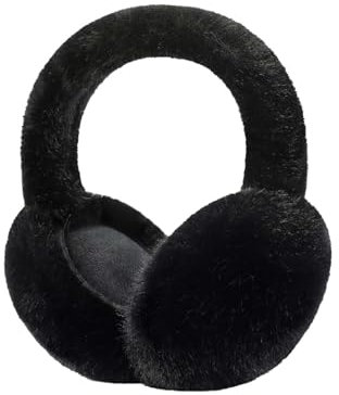 Bcenoilua Cache-oreilles pour Femme Hiver Chaud Chauffe-oreilles Doux Couvre-Oreilles en Peluche Pliable Anti Froid Chauds Extérieur Protège-oreilles Earmuffs de Mode Classique
