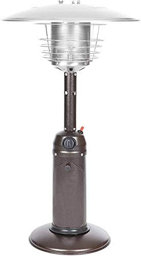 patio heaters Outdoor Heater Tabletop Patio Heater Outdoor Vertical Desktop Umbrella-shaped Gas Heater Umbrella Heater W/Adjustable Thermostat Suitable for Yard, Commercial Restaurant, Gazebo CSA Ce