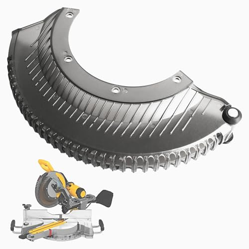 TOKDOOT DWS780 Lower Guard Miter Saw Accessories for DeWalt N027988，fit DWS779 DWS780 Protector，Miter Saw Parts Replacement for DeWalt | fit DHS716 DWS782 DHS790 DWS715,safe dust splash prevention,hand protection,restore miter saw safety & working performance