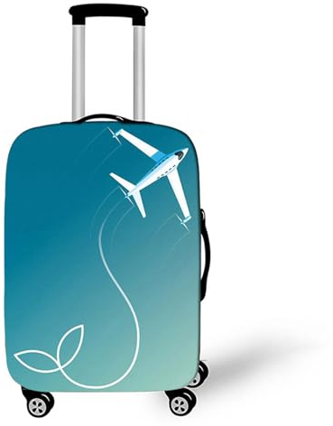 Muiuou 3D Reise Kofferhülle Kofferschutzhülle Abdeckung,Waschbare Elastische Schutzhaube für Kofferhülle Reise Gepäckabdeckung,Passend für Kofferschutzbezug Gepäck (XL (30-32 Zoll),Stil 4)