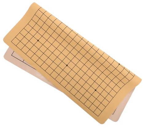 ibasenice Doppelseitiges Faltbares Schachbrett Aus Leder Mit Flanelloberfläche Praktisches Und Langlebiges Schachspielzubehör Für Erwachsene Und Geeignet Für Chinesisches Schach Und Einfache