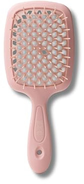 MONCHO MORENO Magic Unraveller - Cepillo Desenredante Sin Tirones para Cabello Húmedo o Mojado - Peine Antirotura y Antifrizz para Cabello Rizado, Fino y Grueso (Rosa)