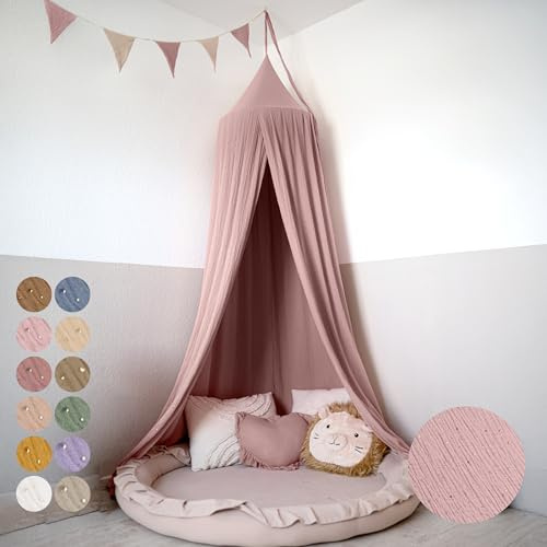 lilimaus Baldachin Kinderzimmer mit Goldapplikation [in 12 Farben]