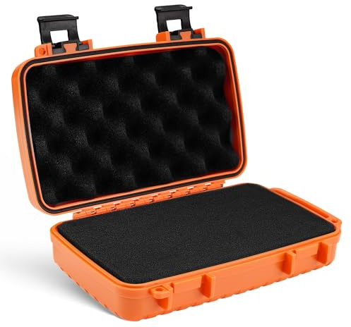 MecArmy B20 Edc Storage Box, Compact Waterproof Hard Case with Removed Foam, Small Dry Container for Outdoor Equipment, Tools, Electronics, Durable, Portable, for