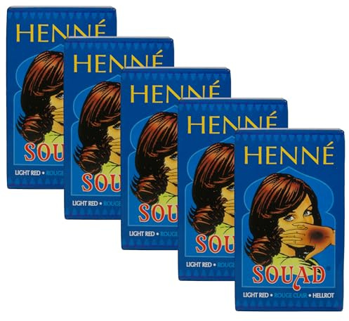 Hennedrog - Henna Souad Hellrot 90g - Haarfärbemittel auf pflanzlicher Basis in hellrot