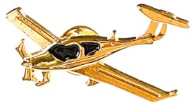 MALSSE Anstecknadel aus Metall mit Fliegerflügeln, Pilotenabzeichen, Anstecknadel, Kapitäns-Brustabzeichen, Luftfahrtflügel, Anstecknadel für Flugpiloten