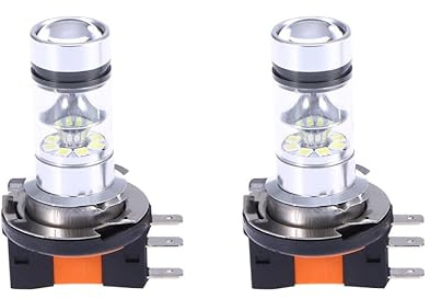TOPBATHY Ampoule Led H15 100w 20 Led Blanc 2 Pièces Pour Feux Antibrouillard Et Croisement Voiture Dc 9-30v Haute Luminosité 1000 Lm Longue Durée Usage Automobile
