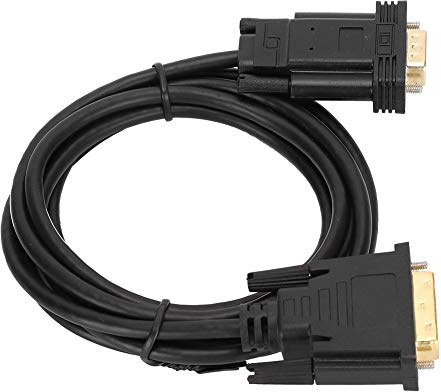 Jectse Câble Convertisseur Actif 1080p DVI à VGA pour le Câble Adaptateur DVD PC HDTV