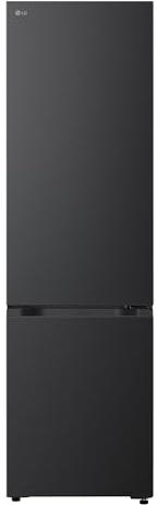 LG GBBS726CEV Frigorifero Combinato Larghezza 60 cm Fit & Max, Classe C, Raffreddamento Ottimizzato con AI Saving, Total No Frost, Door e Linear Cooling, 375 L, Wi-Fi, Smart Inverter, Nero