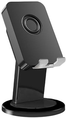 Haut-parleur de téléphone | Gadgets cool à induction sans fil, support de téléphone, pour homme et femme, pour anniversaire, maison, bureau, école, voyage, extérieur, chambre à coucher, salon, étude