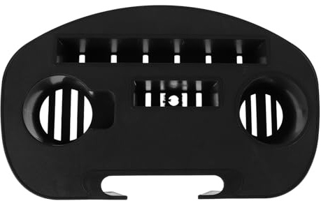 TOYANDONA Bandeja Portavasos para Silla Reclinable con Clip Accesorio para Bebidas en Sillón de Jardín Organizador Estable para Tazas y Teléfono Compatible con Sillas de Playa y