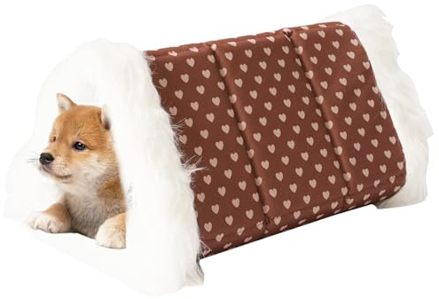 Covered Cat Bed - Soft and Comfortable Foldable Nest, Warm Pet Sleeping House, Durable Small Dog Shelter and Comfortable Resting Place | Cat Bed for Cats