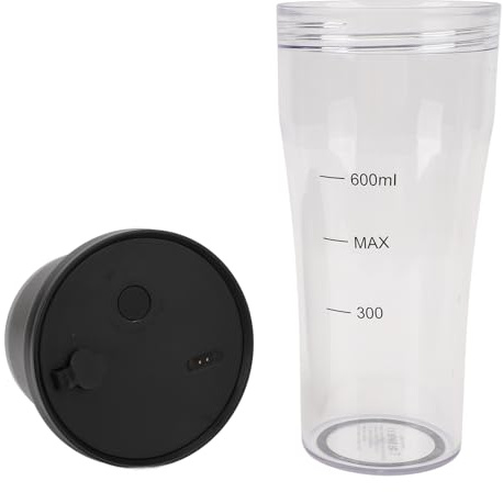 HUSHUI Licuadora Portátil de 20 Oz Recargable por USB con 6 Cuchillas Licuadora Eficiente para Batidos y Jugos, Diseño Resistente Al Agua IPX8