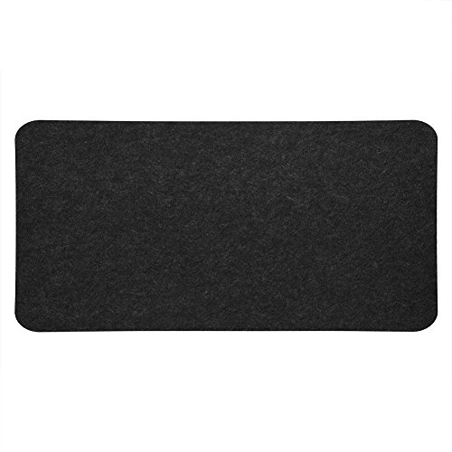Fosa Gaming und Office Staubdicht 68x33cm Filz Tisch Mauspad Büro Schreibtisch Laptop Matte antistatische Computer PC Pads-dunkelgrau,graeulich,rosa,khaki(Dark grey)