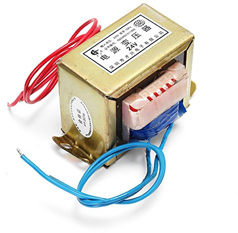 BliliDIY 80W AC 220V A 24V Single Low Frequency E Type Isolation Pequeño Transformador De Potencia