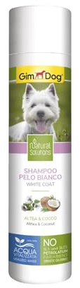 GimDog Shampoo für Hunde, weißes Fell mit Altea und Kokos, 250 ml