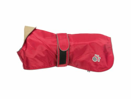 TRIXIE - Roter Orleans-Mantel, Größe XS. Halsausschnitt: 22-26 cm. für Hunde. - TR-680310