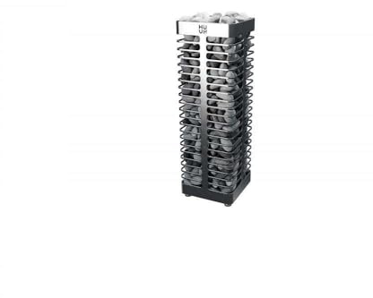 FinnTherm Huum Steel Kit de chauffage électrique pour sauna avec commande externe par application Wi-Fi et câble en silicone 6 kW