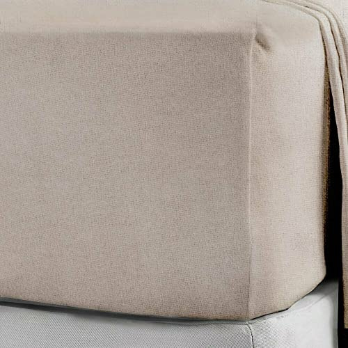 Luxury Bedding 100% Cotton Brushed Flannelette Extra Deep Fitted Sheets 40 CM or 16 Inch