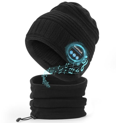SIVITICK Geschenke für Männer Jungen Bluetooth Mütze Weihnachtsgeschenke für Frauen Teenager Winter Mützen Beanie mit Kopfhörern Bluetooth