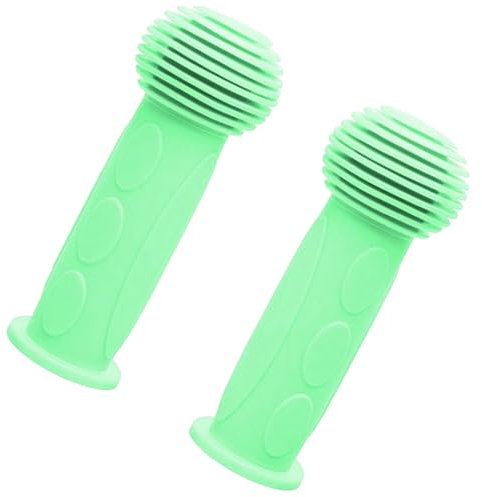 Sugeru® Poignées de vélo pour enfant, 22 mm, avec sécurité maximale contre les chocs, poignées en caoutchouc, accessoires de vélo pour scooter, tricycle, vélo pour enfants (vert B)
