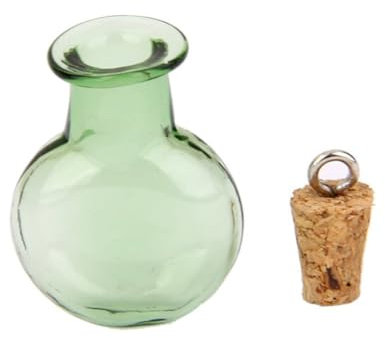 DECHOUS 10pc Glass Wish Bottle Diy Pendants Corks for Home Decor for Storing Items Craft Projects