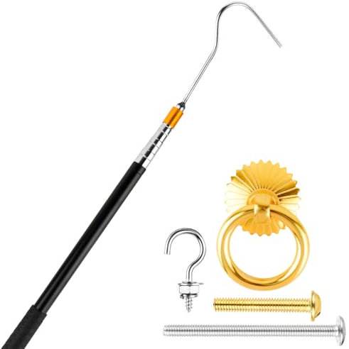 Kit per scale da attico, con barre di prolunga, che possono ridursi da un minimo di 41,5 cm ad un massimo di 148 cm, utilizzato come accessorio per barre di traino da tetto