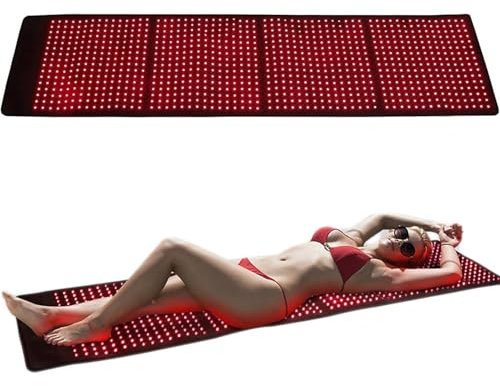 XNYXLPP Light Therapy Pads & Mats, 960 Pcs Red Lamp Therapy Devices for Full Body, 660nm Red Light 850nm Near Infrared Therapy Mat