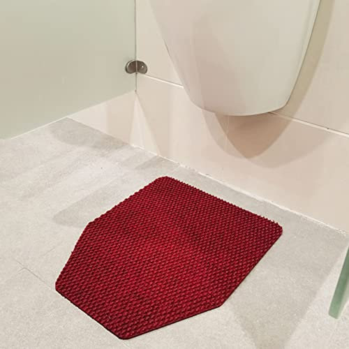 Tapis d'urinoir (Lot de 3), Tapis d'urinoir Absorbant l'eau, Tapis Anti-éclaboussures commerciaux pour Toilettes pour Hommes, Tapis de Sol antidérapant réutilisable/Lavable pour urinoir de s