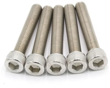 Zylinder-Sechskantschrauben, Edelstahl-Innensechskant, Inbusschlüssel-Sechskantschrauben, Gewindebefestigung (M10*50mm 10Pcs)