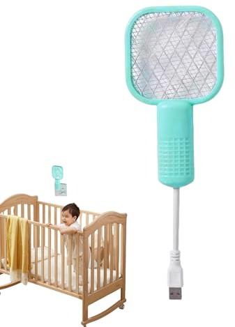Racchetta Zanzare - Zappatore Mosche Elettrico | Rete Sicura Cattura Insetti per Casa Cucina Interno Esterno Giardino Terrazzo